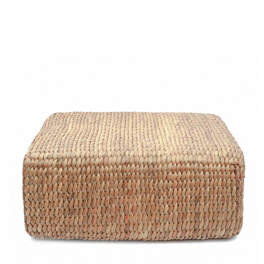 Le Pouf Carré Jacinthe - Naturel - M