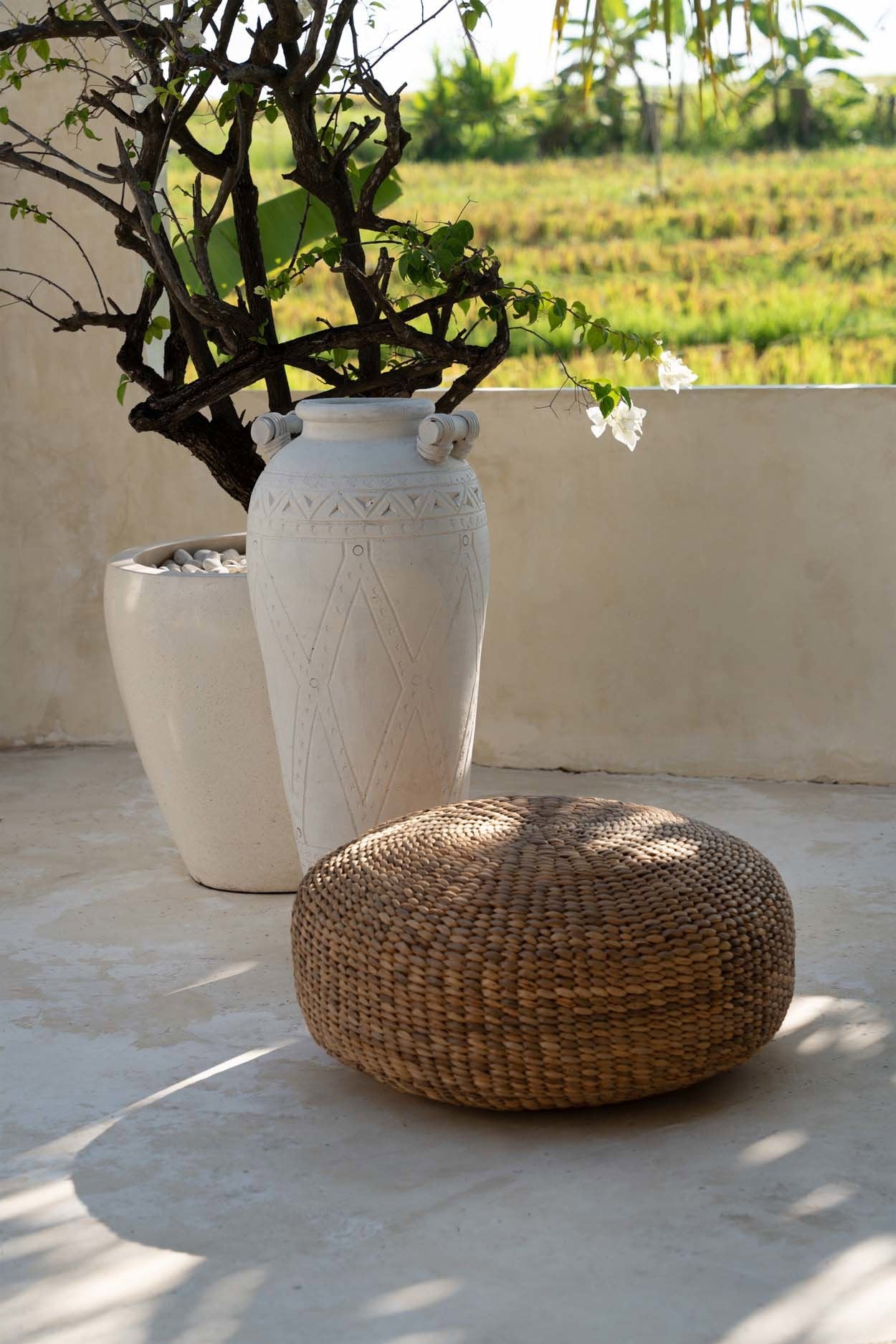 Le Pouf Jacinthe - Naturel - M