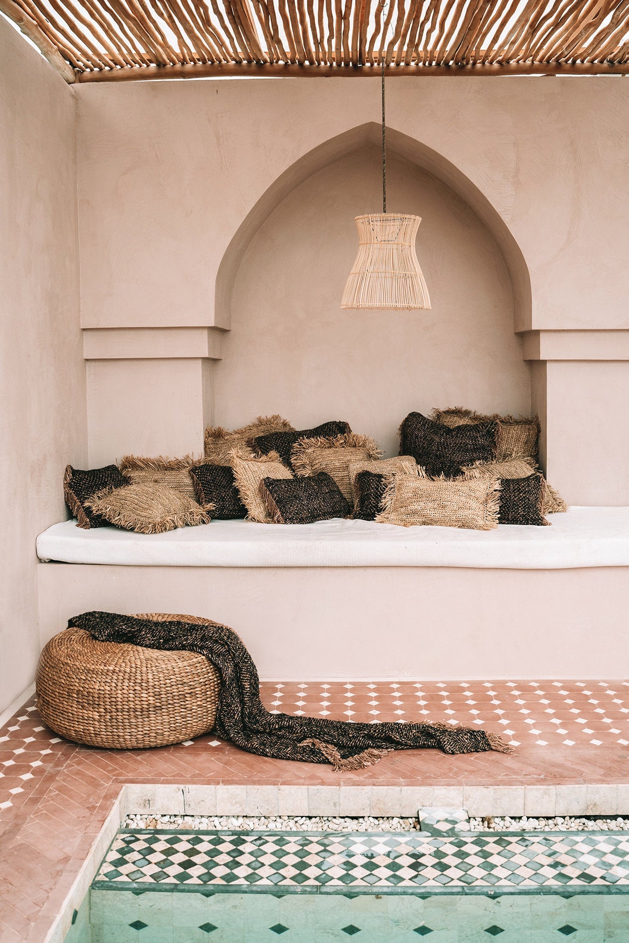 Le Pouf Jacinthe - Naturel - M