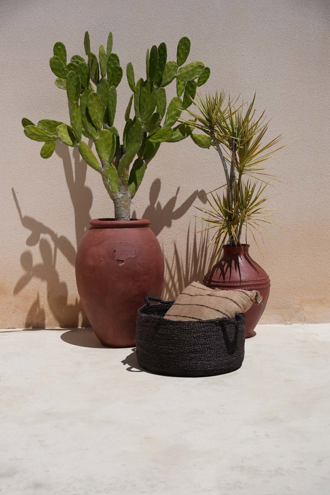 The four hands basket - Black - L
