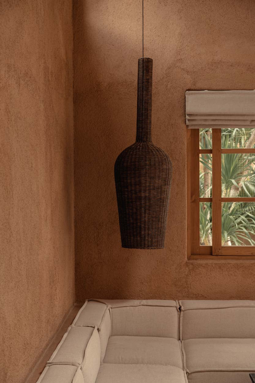 De Amphora hanglamp - Donker walnoot - XXL