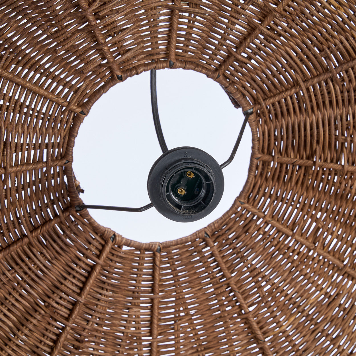De Wave-pendel - Donkere walnoot - L
