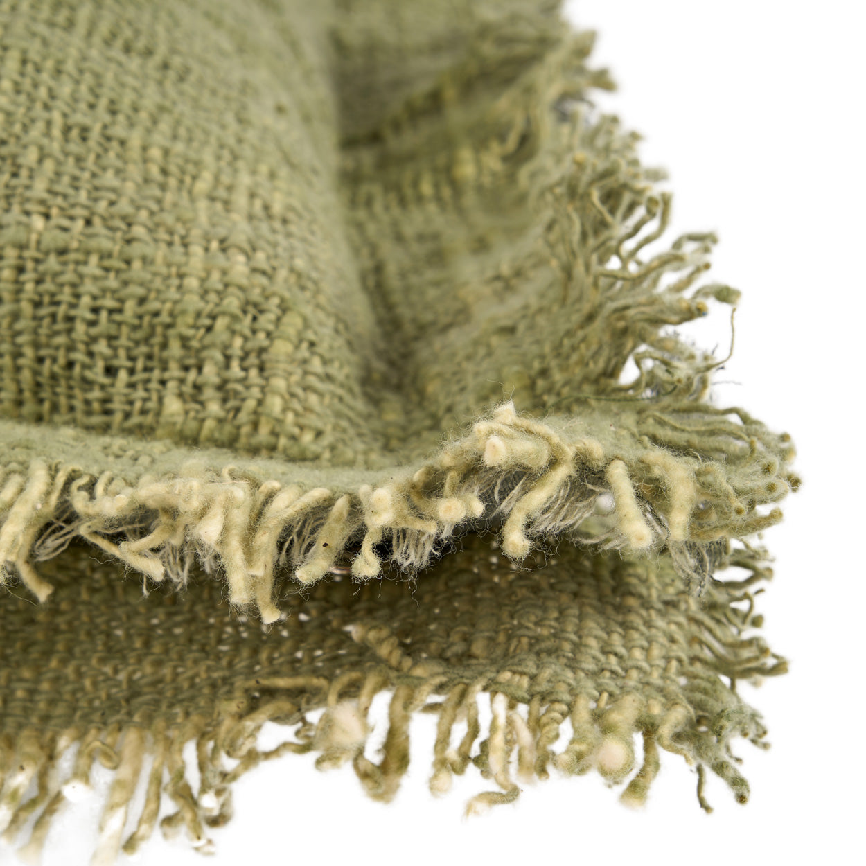 De Jungle Fringe kussenhoes - groen
