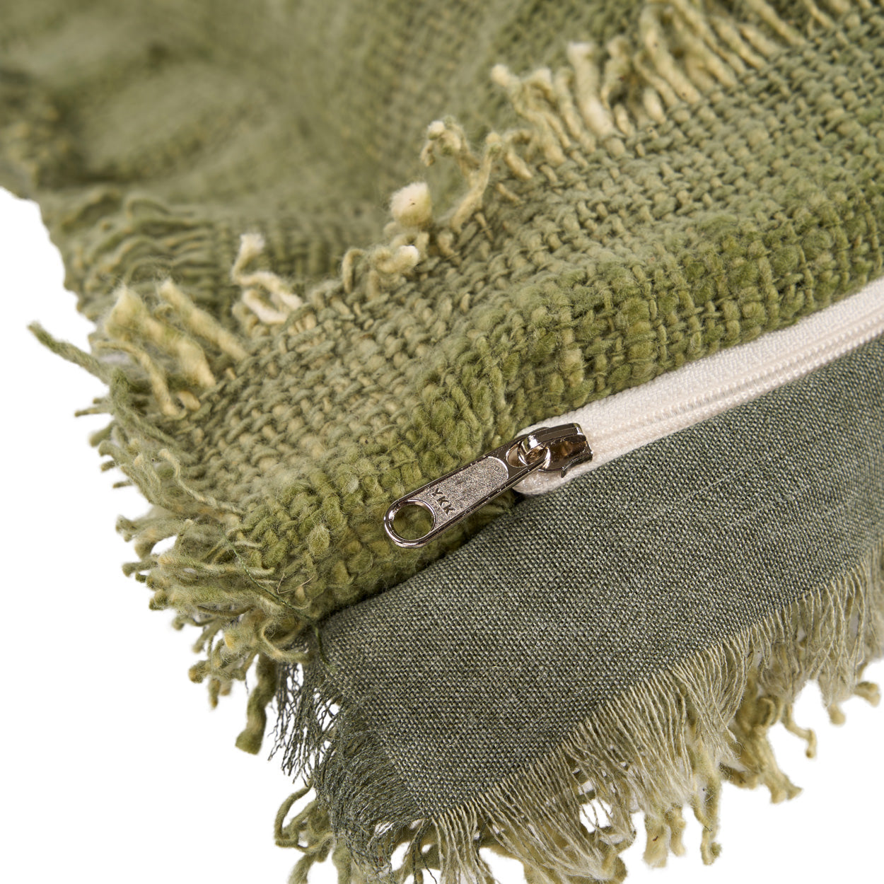 De Jungle Fringe kussenhoes - groen