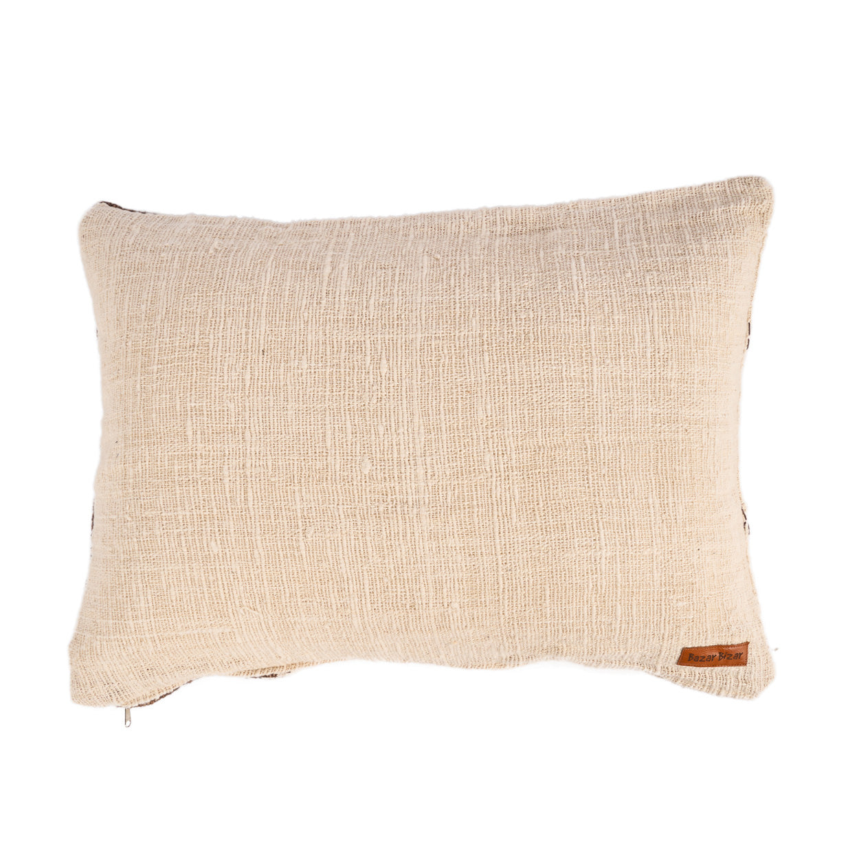 De Cocoa Patchwork Kussenhoes - Natuurlijk Bruin