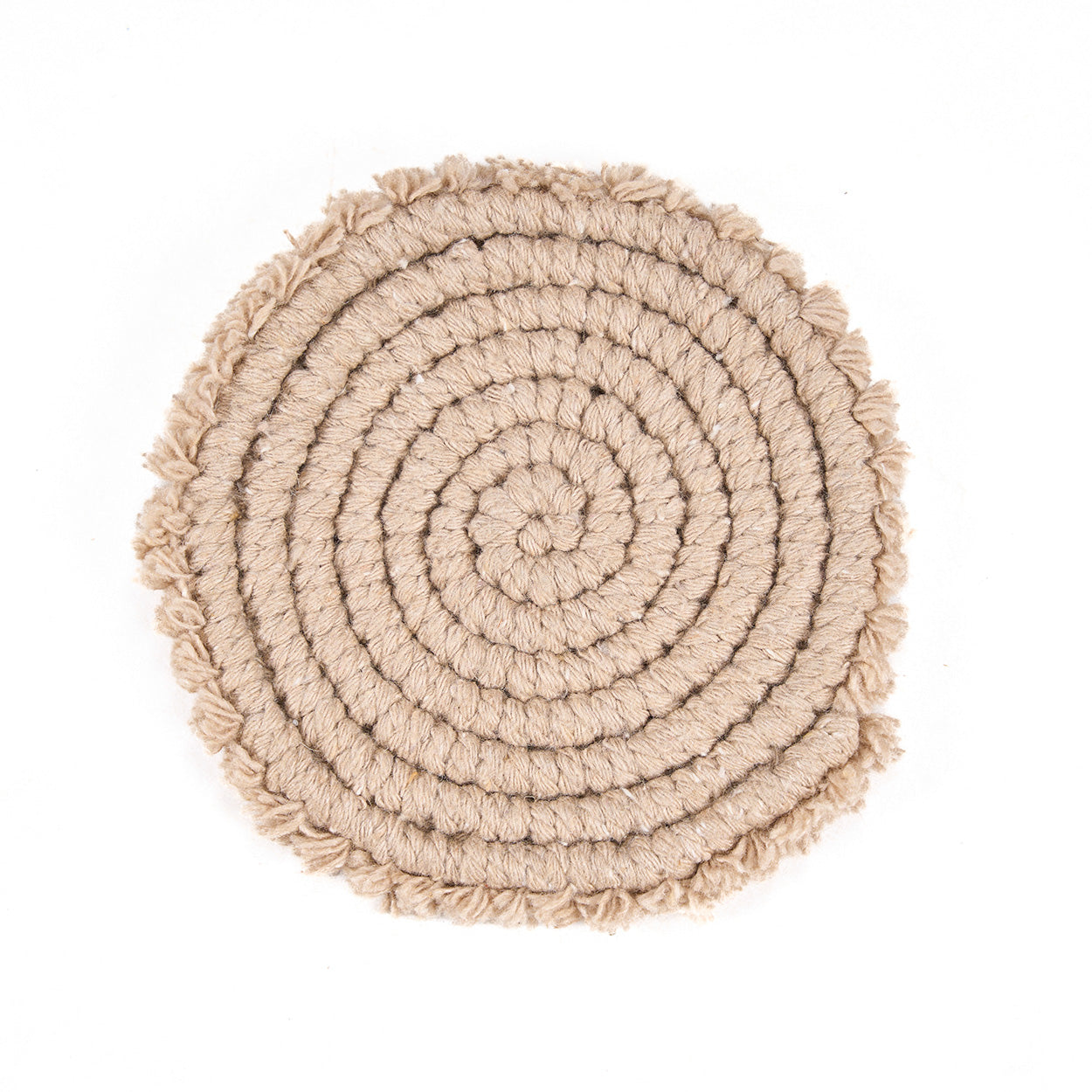De katoenen onderzetter - Beige