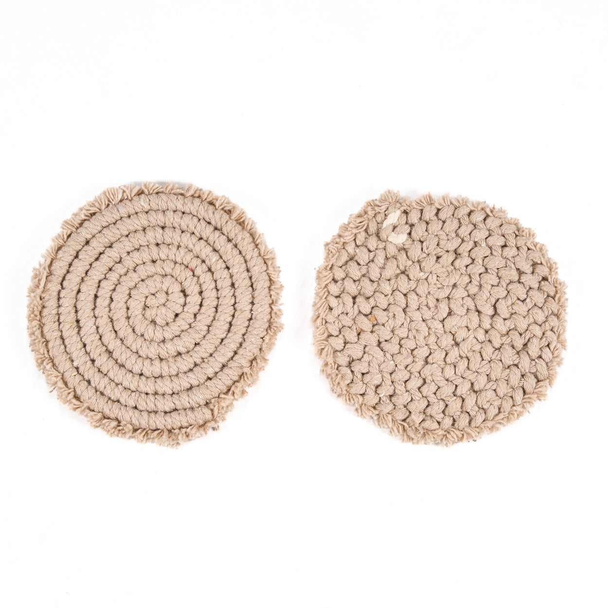 De katoenen onderzetter - Beige