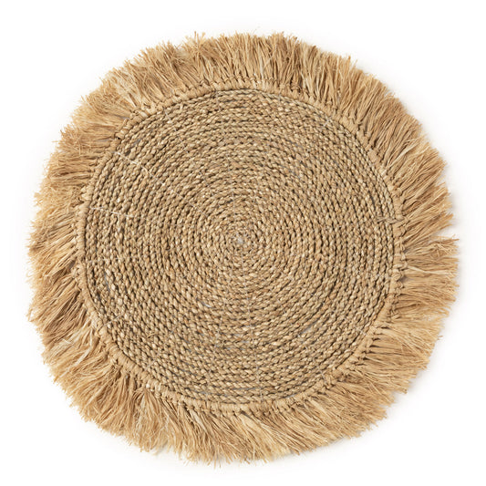 The seagrass raffia placemat - natural