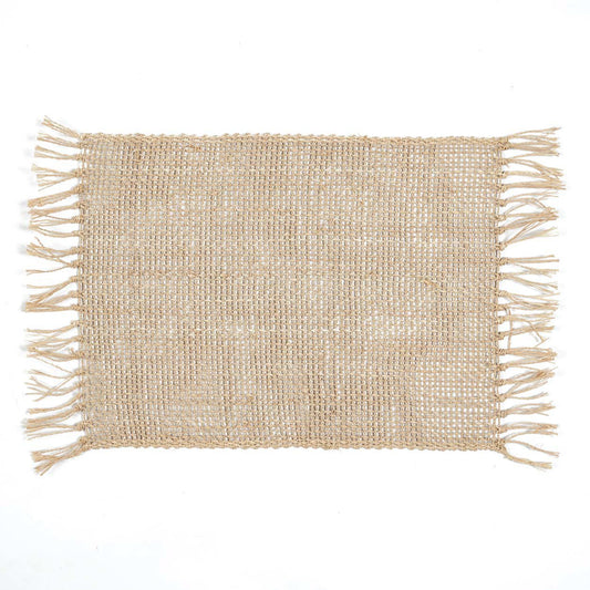 Le set de table Isey en jonc de mer - Naturel