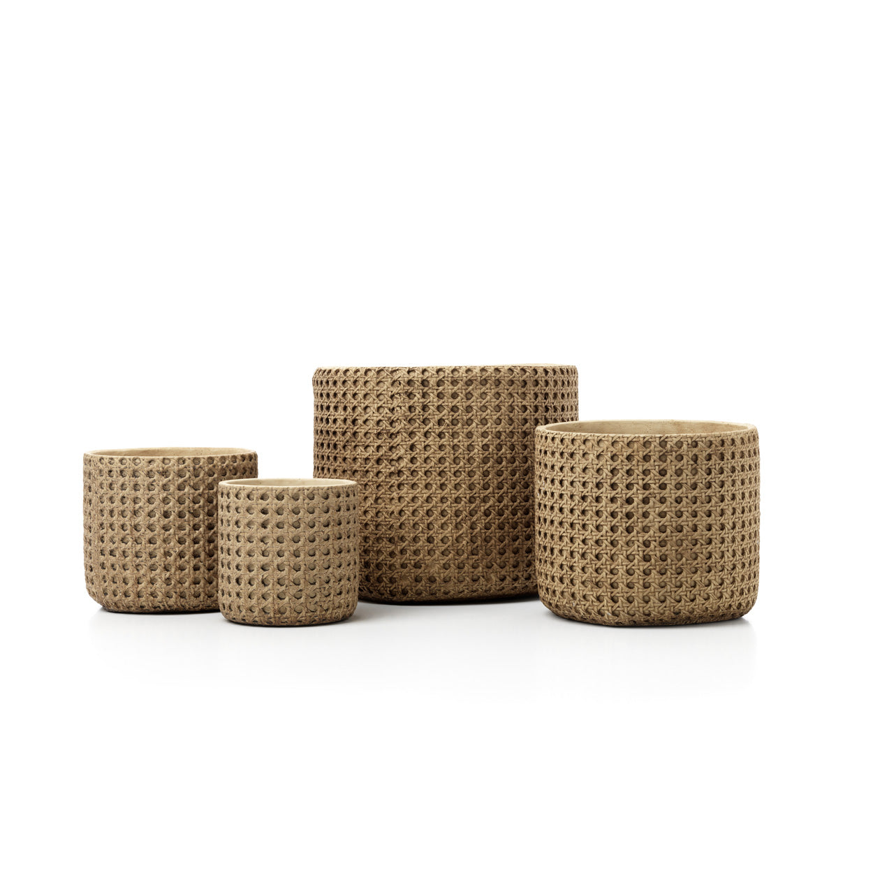 De RattanRock plantenbak - Naturel - M