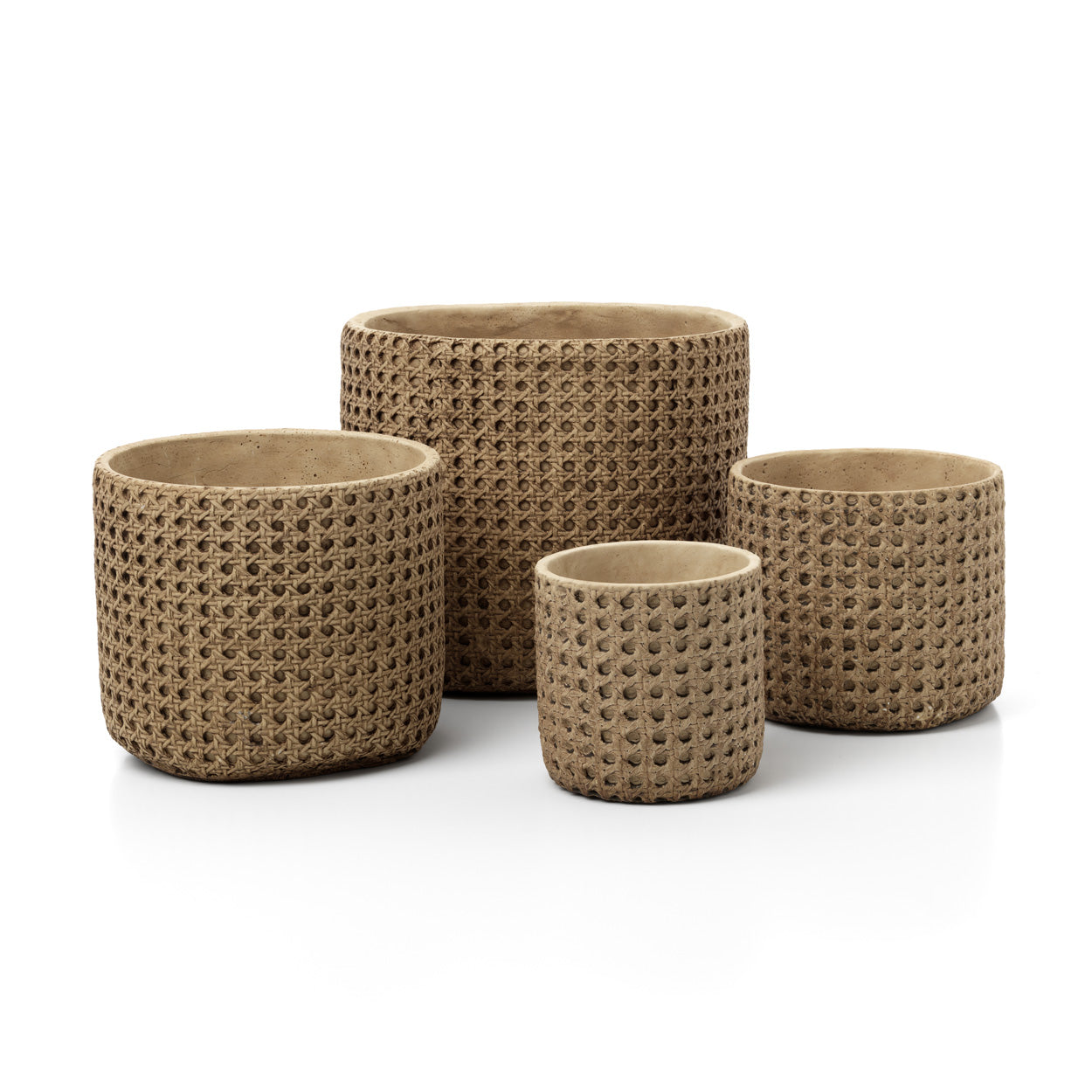 De RattanRock plantenbak - naturel - S