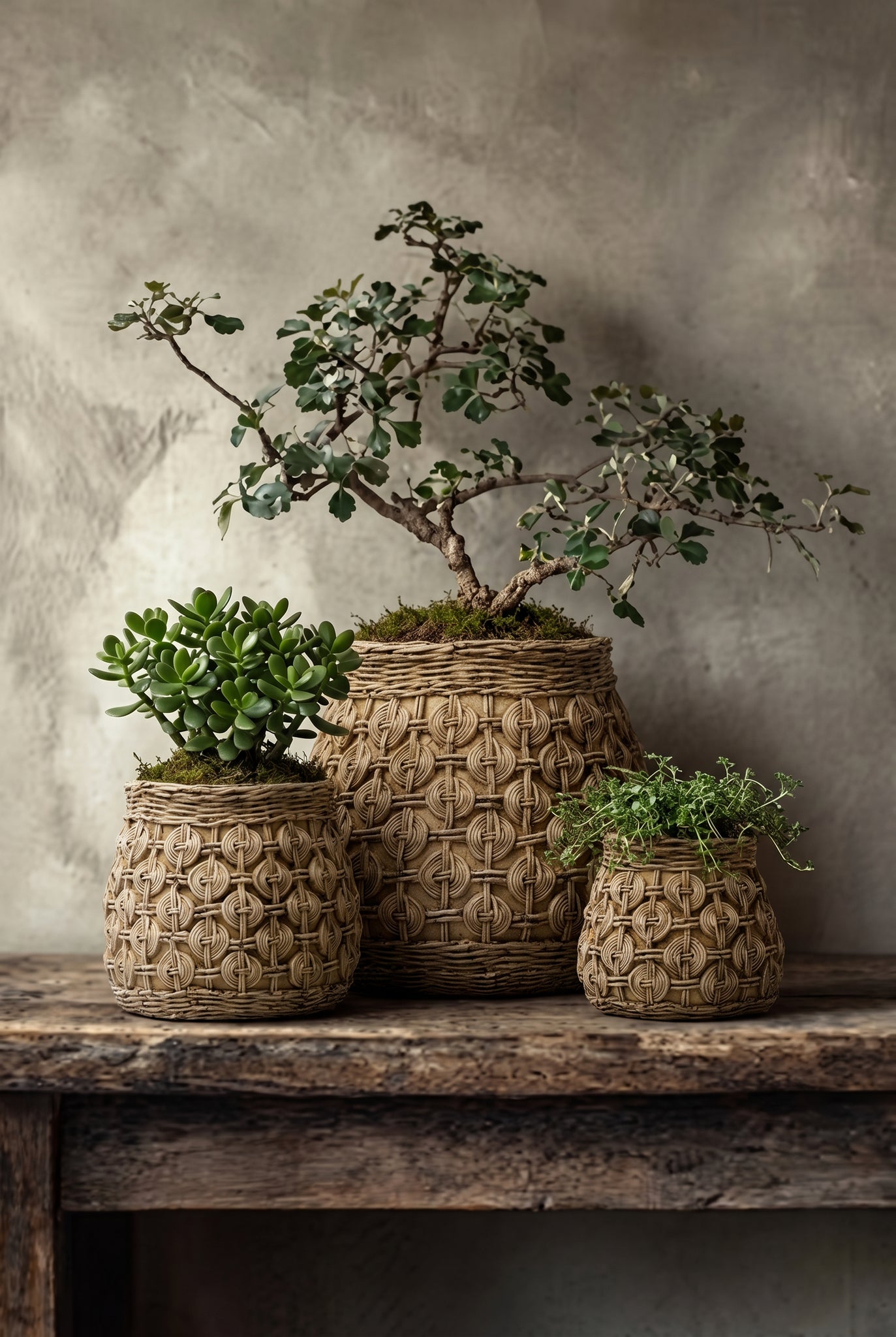 De Knot betonnen plantenbak - L