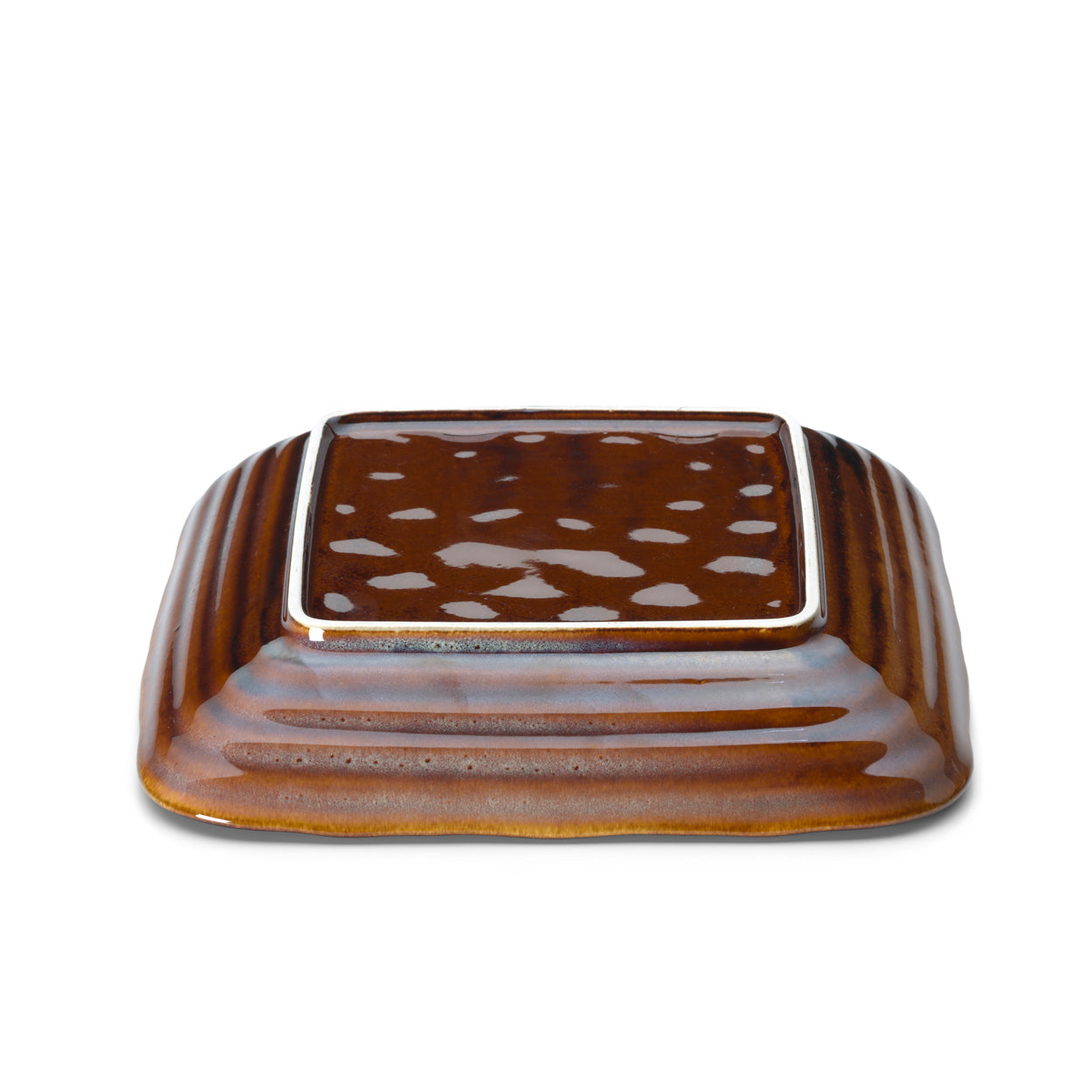 De Gerookte Horizon Vierkante Schaal - Bruin-grijs - M