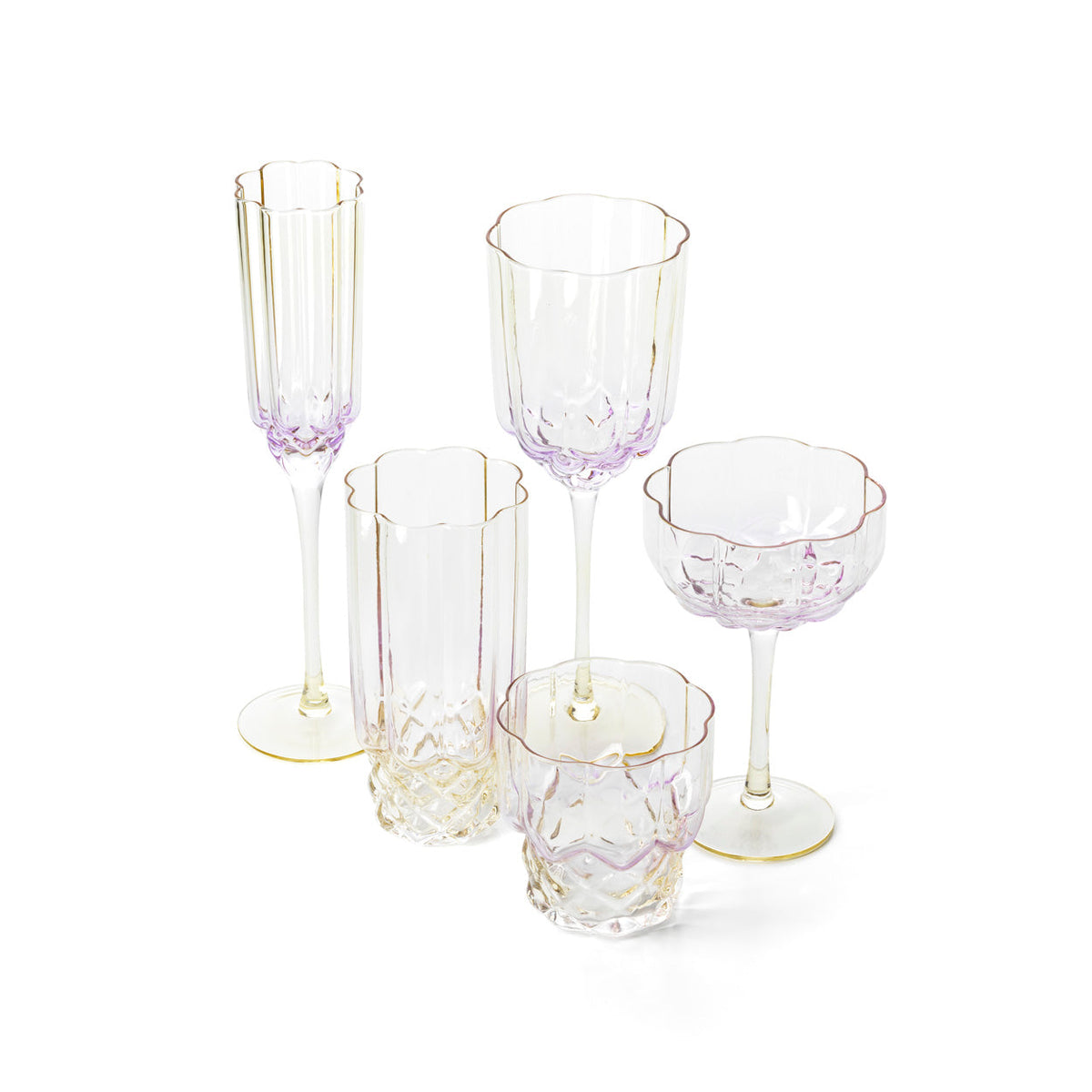 De Pink Blush champagnefluit - roze