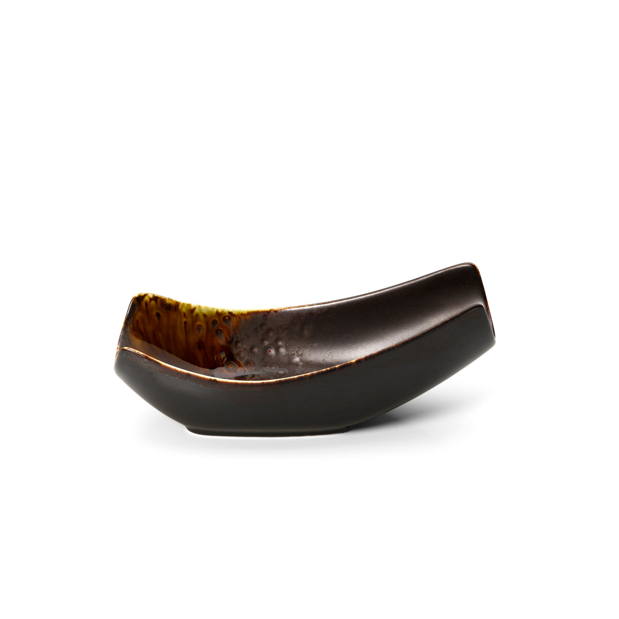 De Merapi serveerschaal - bruin - M