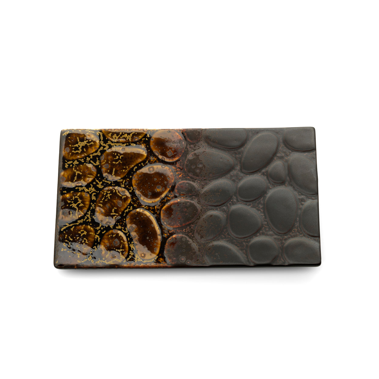 Merapi rechthoekig bord - bruin