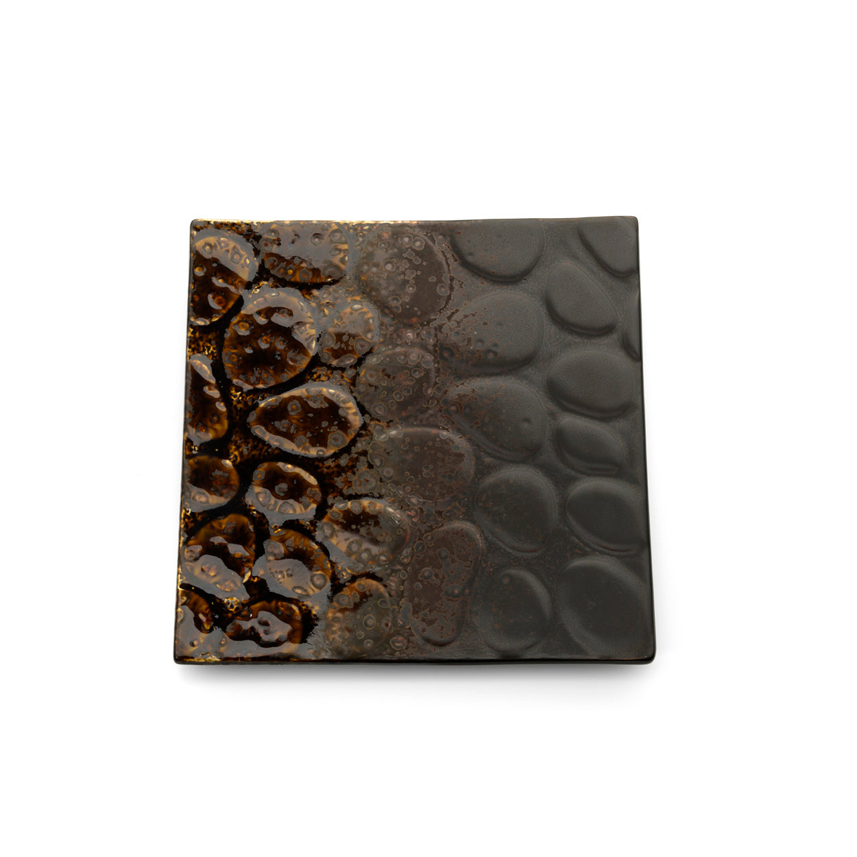 Merapi vierkant bord - bruin