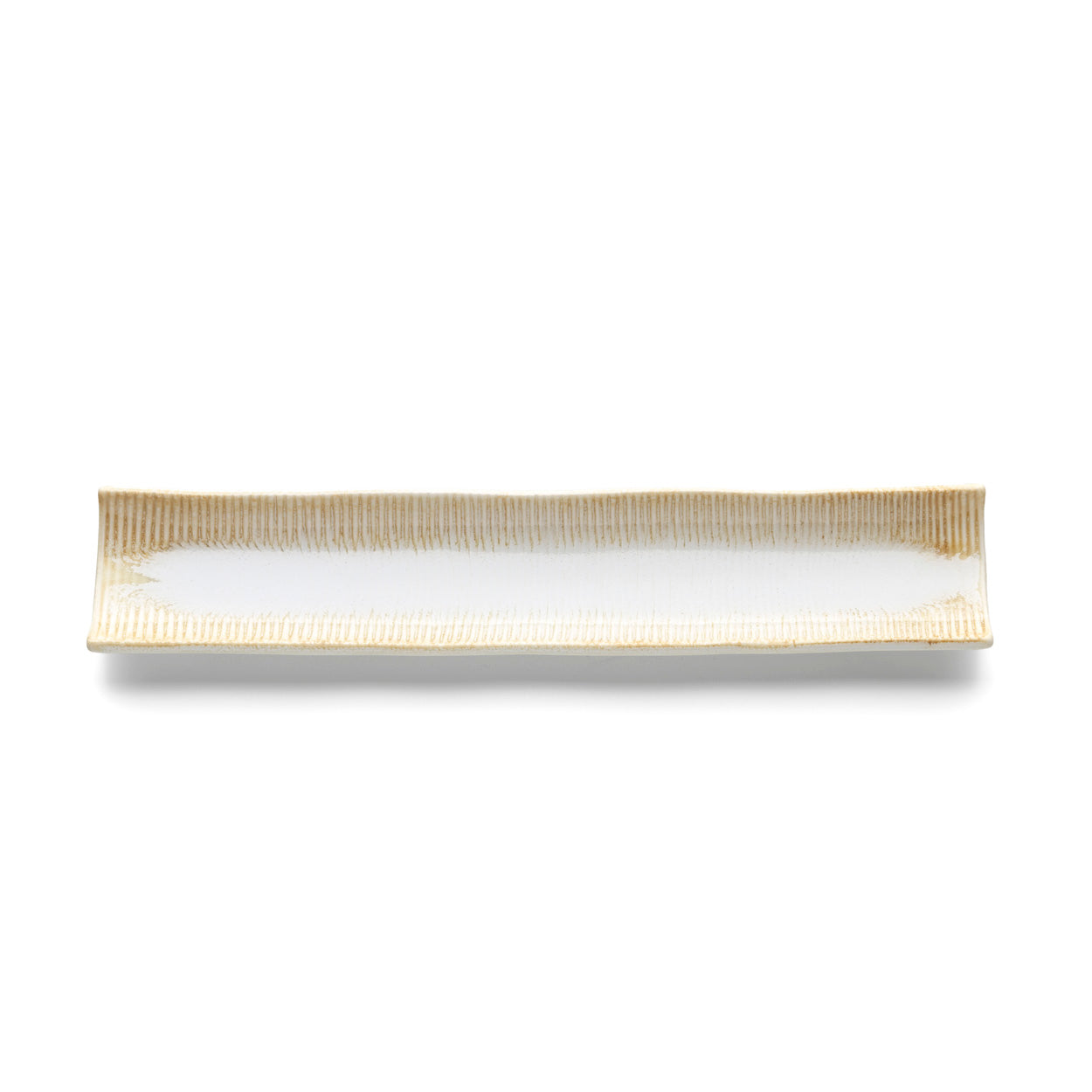 De Da Rocha lange serveerschaal - Witte honing