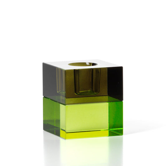 De Gem Blocks Kandelaar - Groen Rook