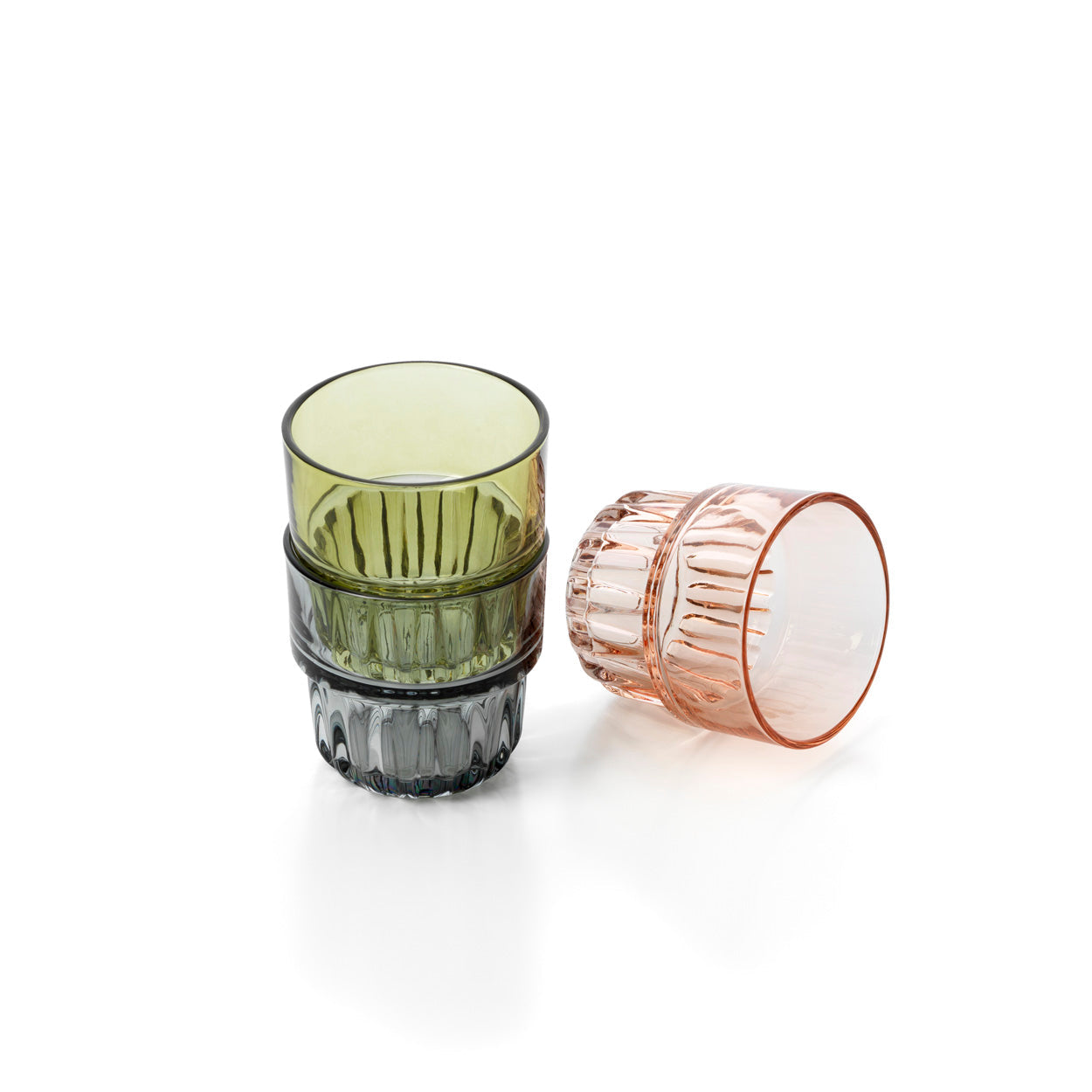De Gefacetteerde Tumbler - Rookgrijs