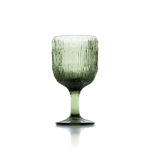 Het Mosrimpel-wijnglas - groen