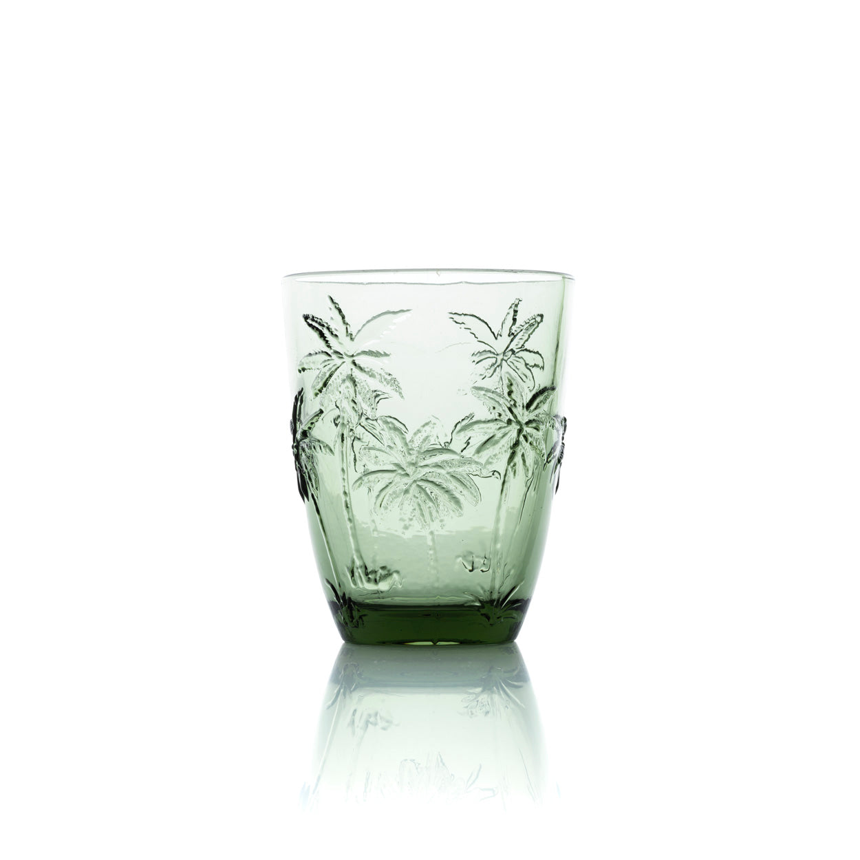 De Palm Breeze waterglas - groen