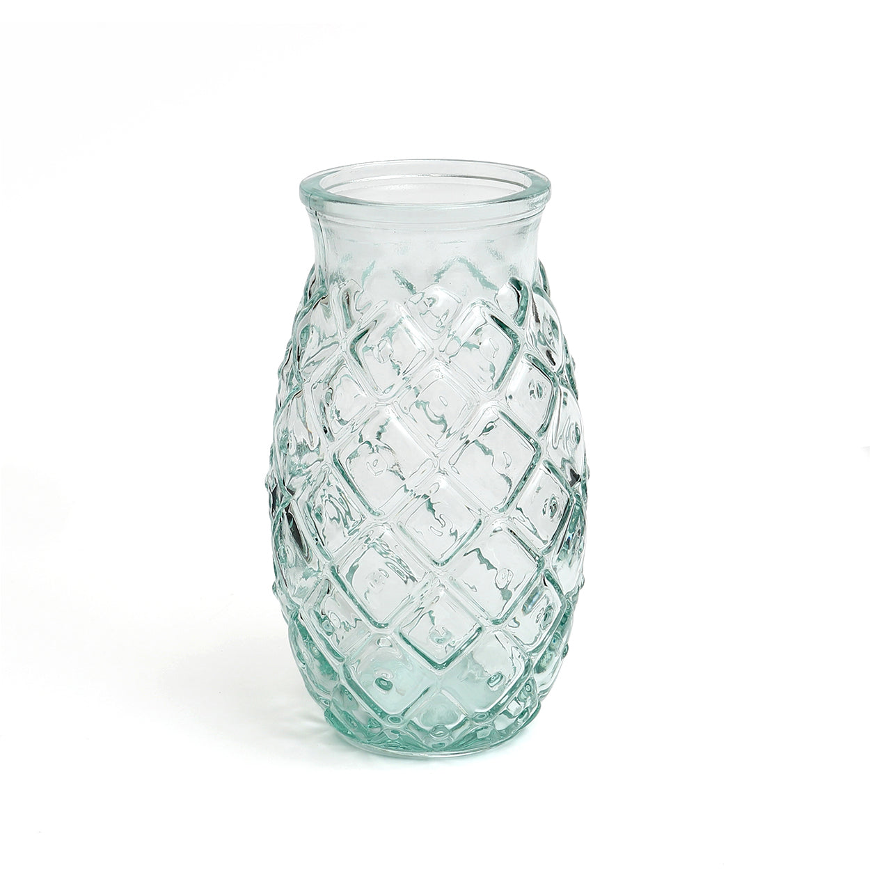 Het Ananas Glas - Blauw - L