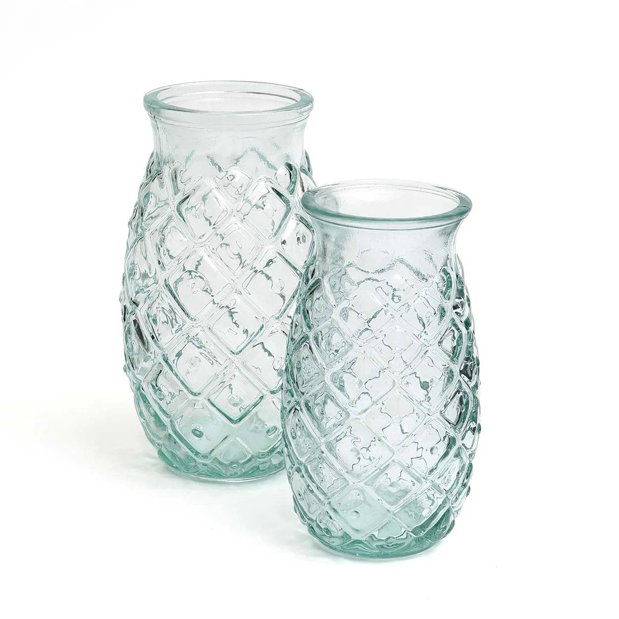 Het Ananas Glas - Blauw - L