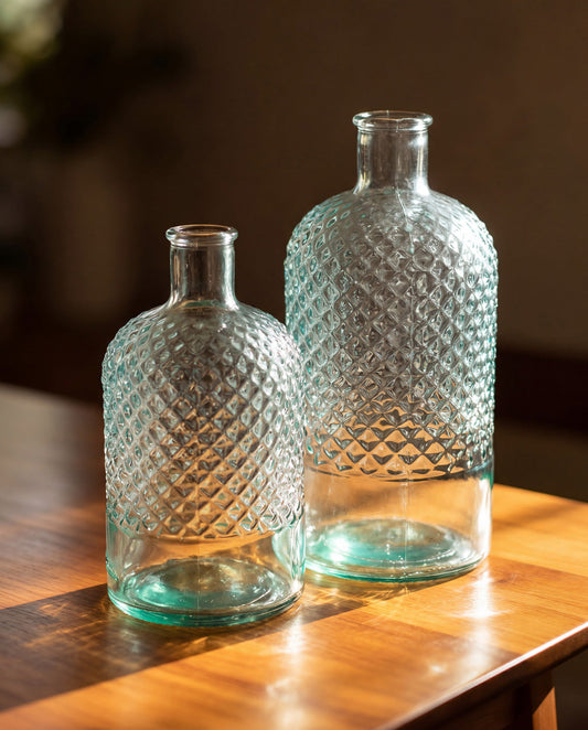 Le vase/bouteille Zuanshí Bleu - S