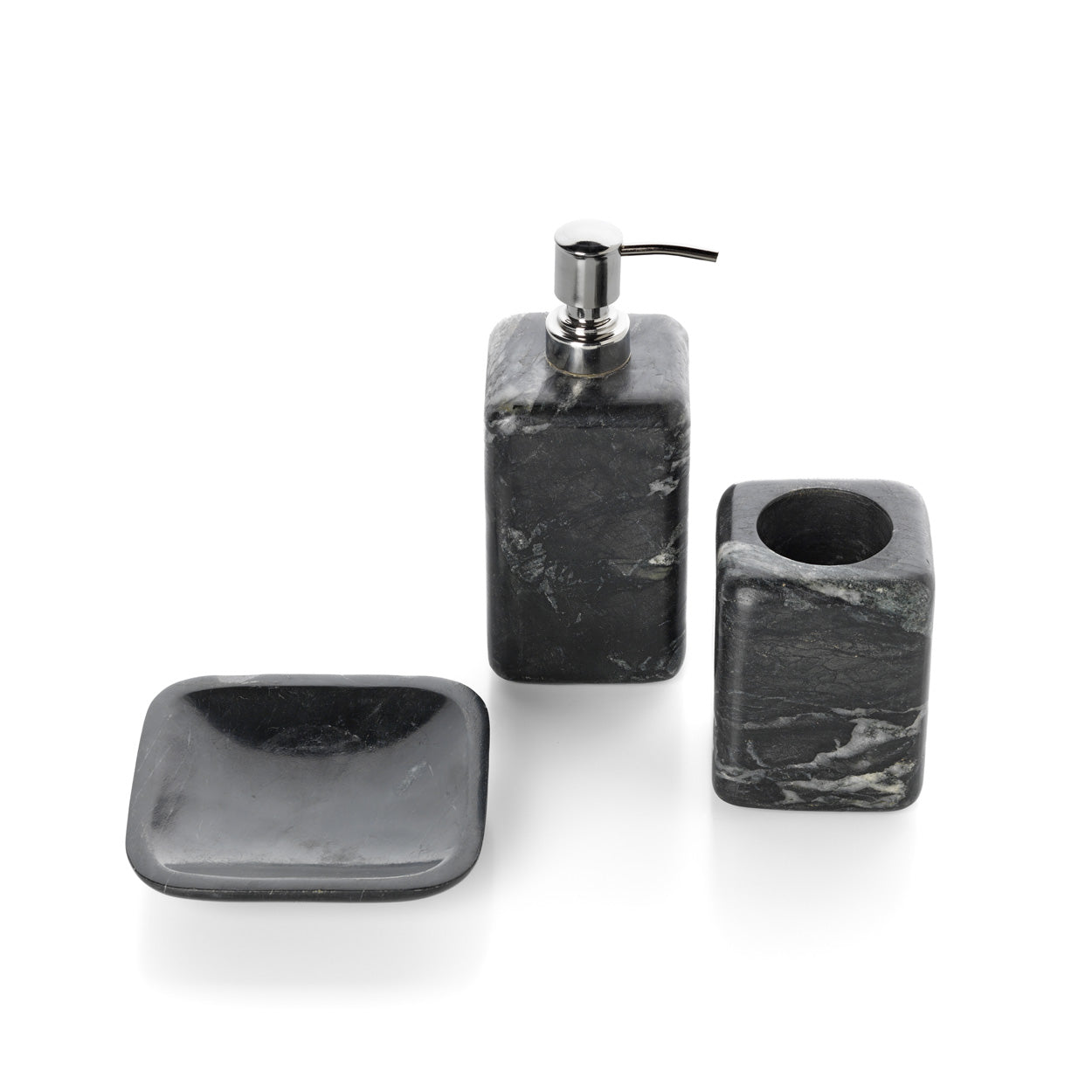 The Marble Soap Dish - Marine Black