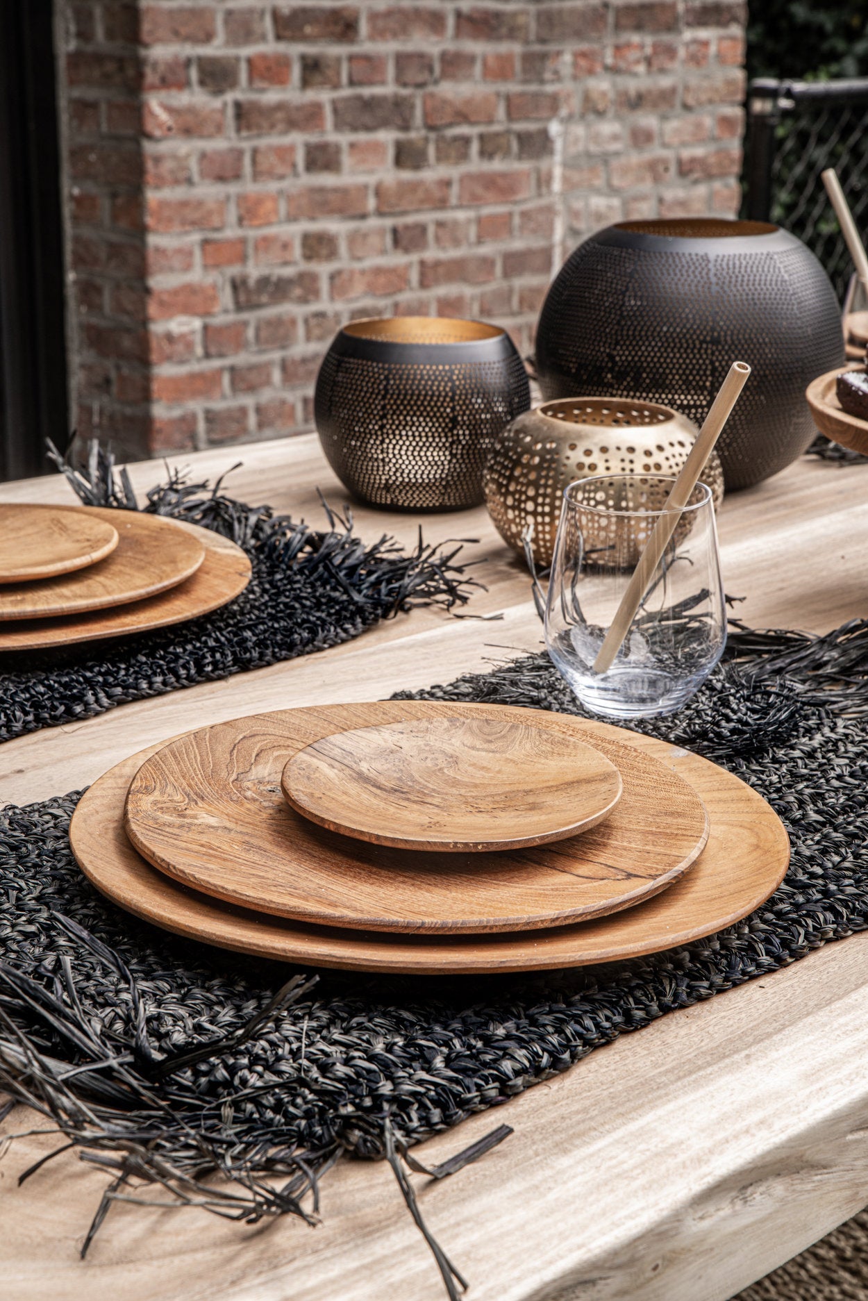 De Pierced Bol - zwart goud - M