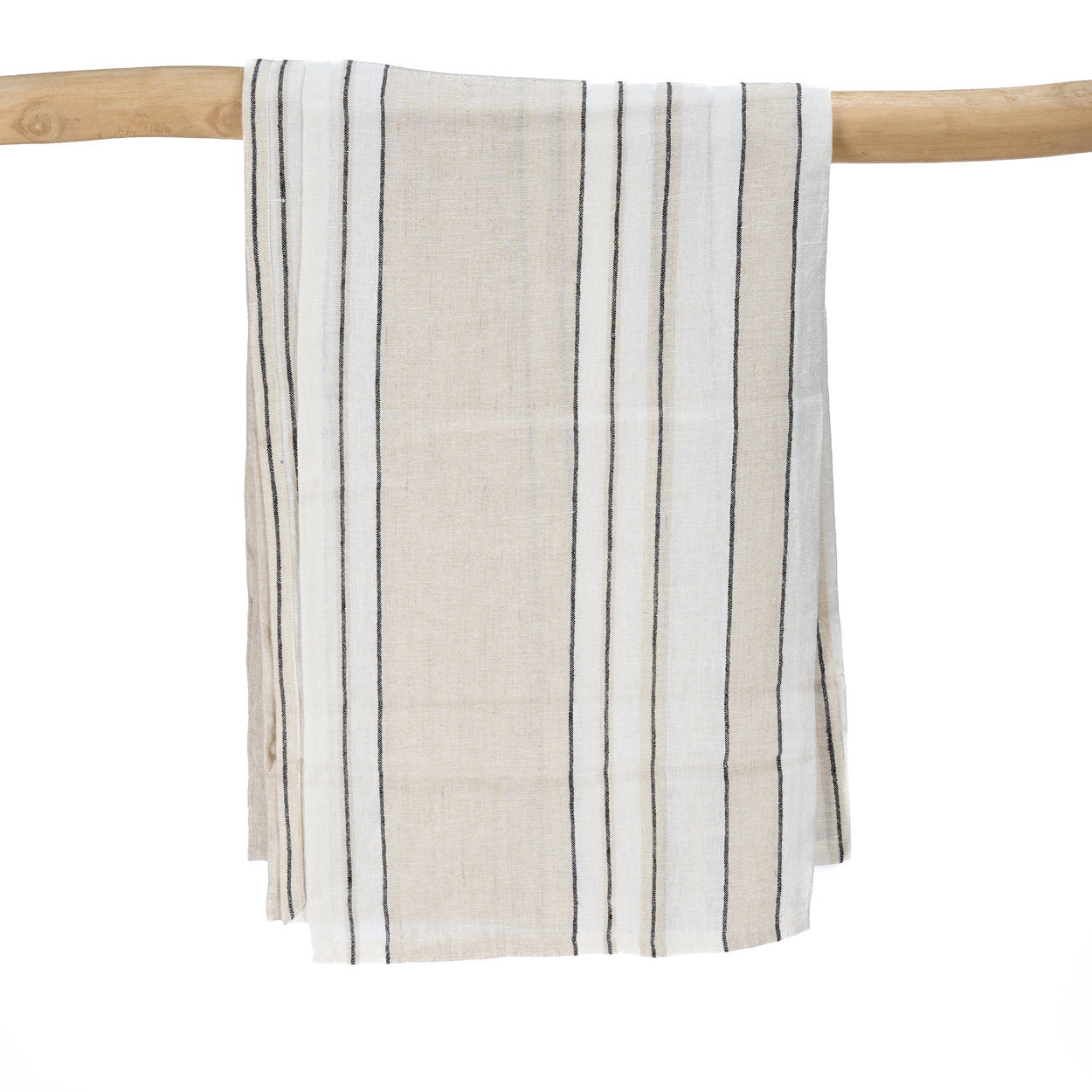 Provence Tafelkleed - Natuurlijk Zwart Wit - 150x300