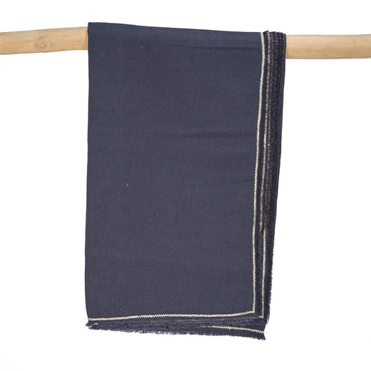 Toscane Tafelkleed - Zwart Natuurlijk - 150x300