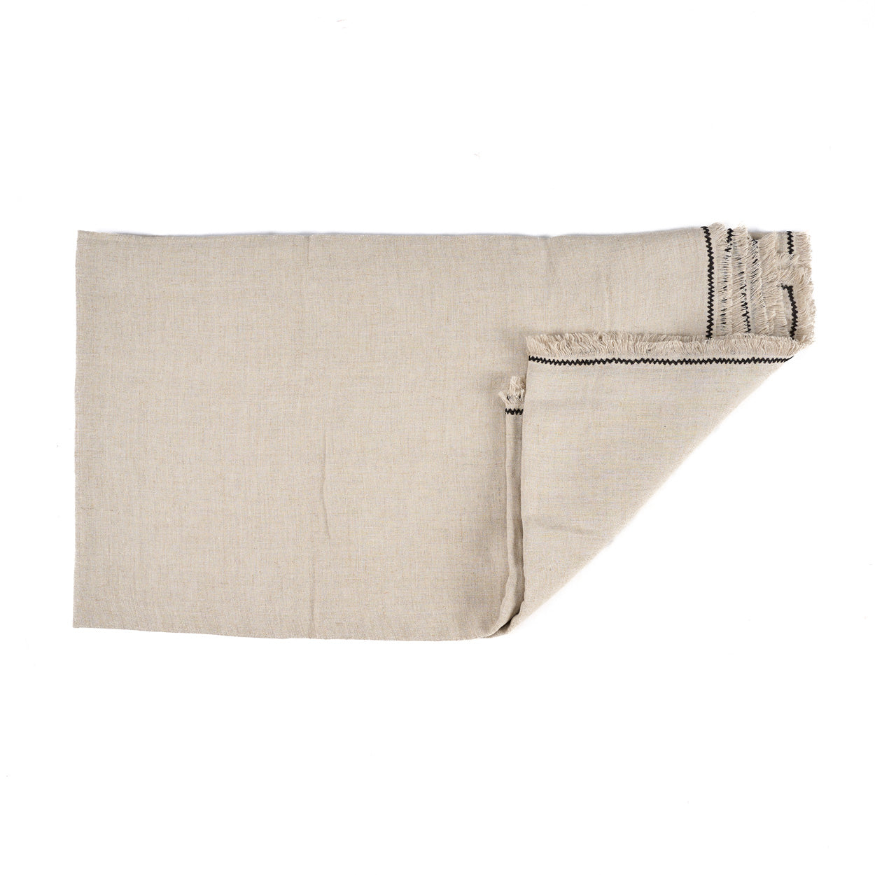 Toscane Tafelkleed - Natuurlijk Zwart - 150x300