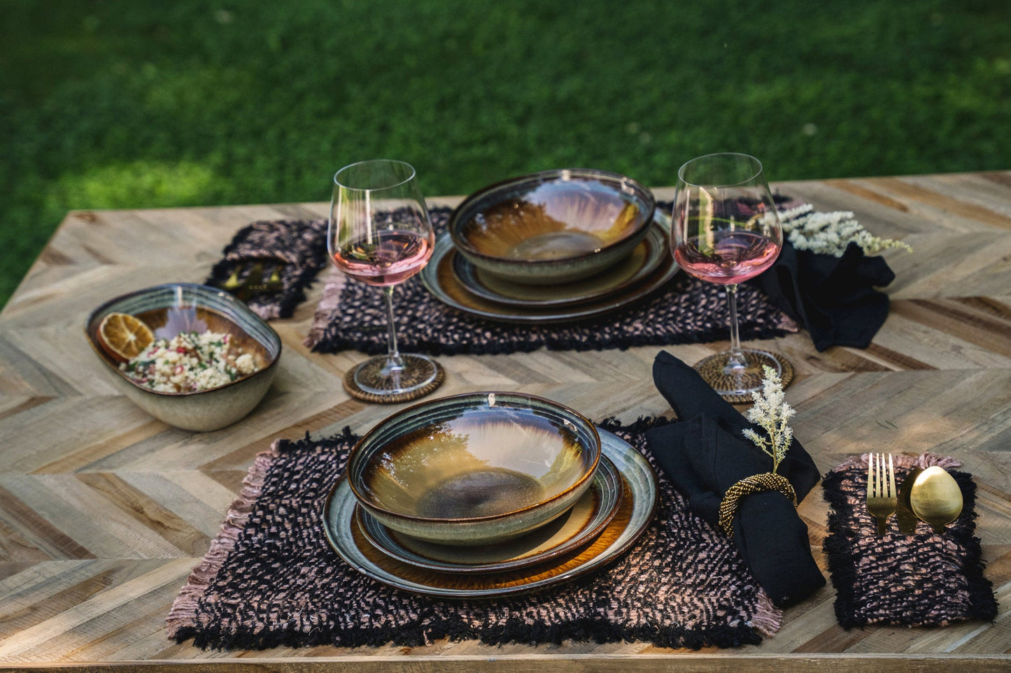 De Oh My Gee placemat - zwart koper