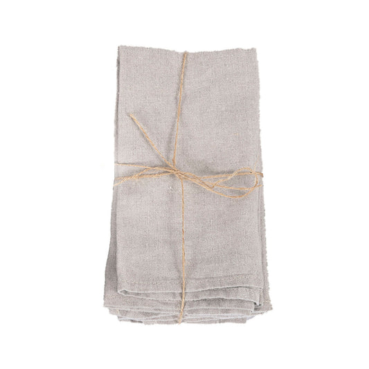 Linen Napkin - Beige - Set of 4