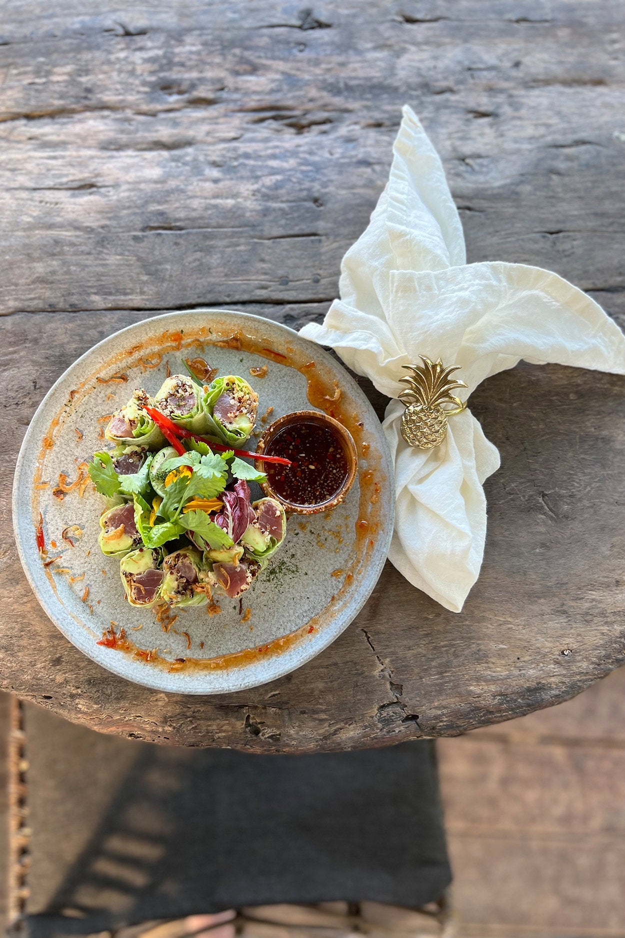 Linnen Servet - Wit - Set van 4