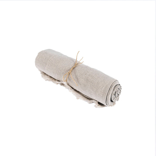 Linen Tablecloth - Beige - 150x150
