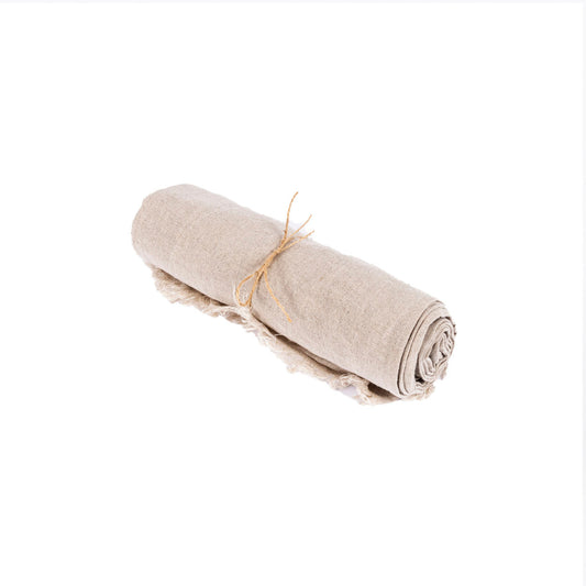Linen Tablecloth - Beige - 150x200