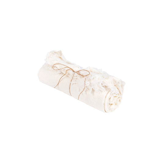 Linen Tablecloth - White - 180x300