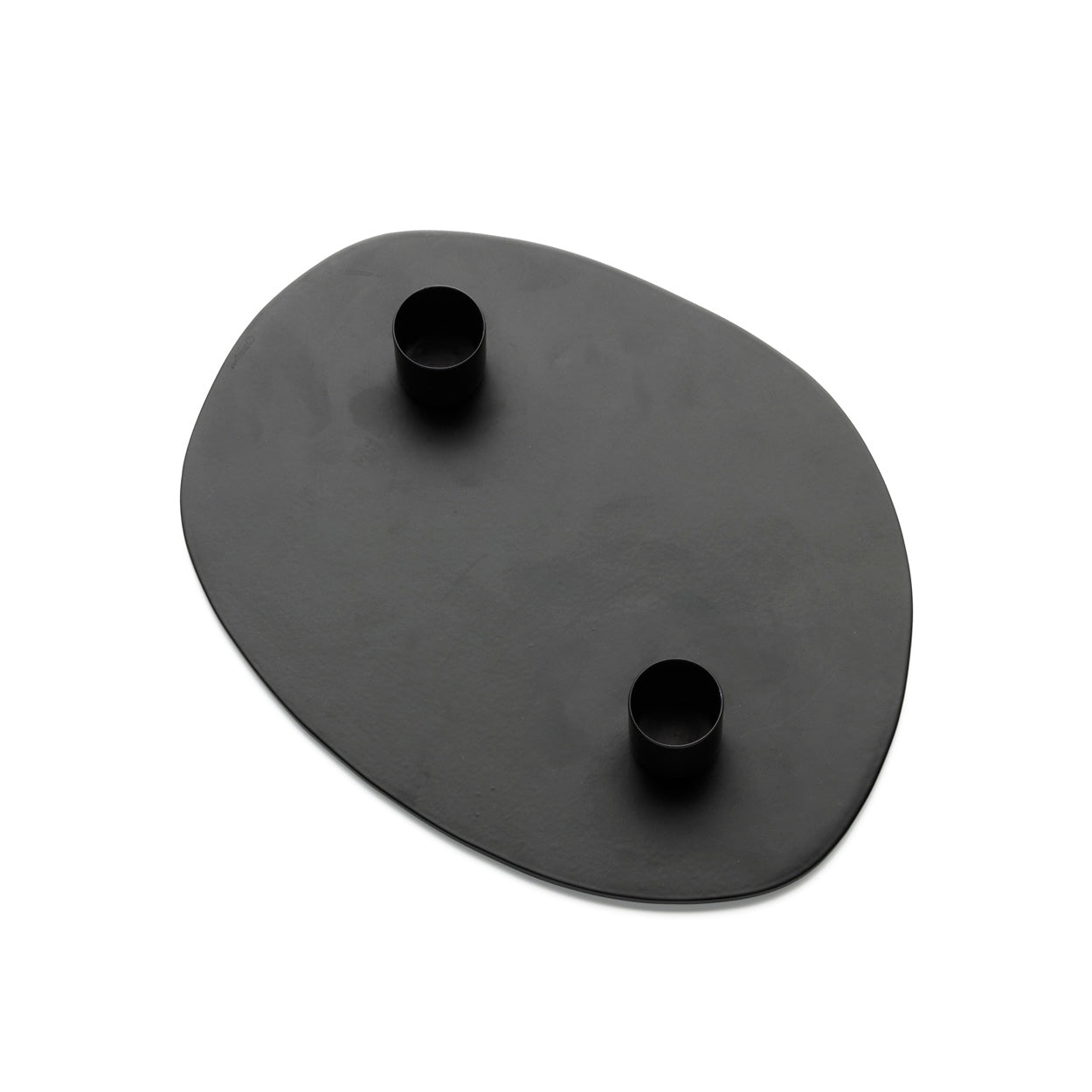 The Glowpad kaarsenhouder - zwart - M
