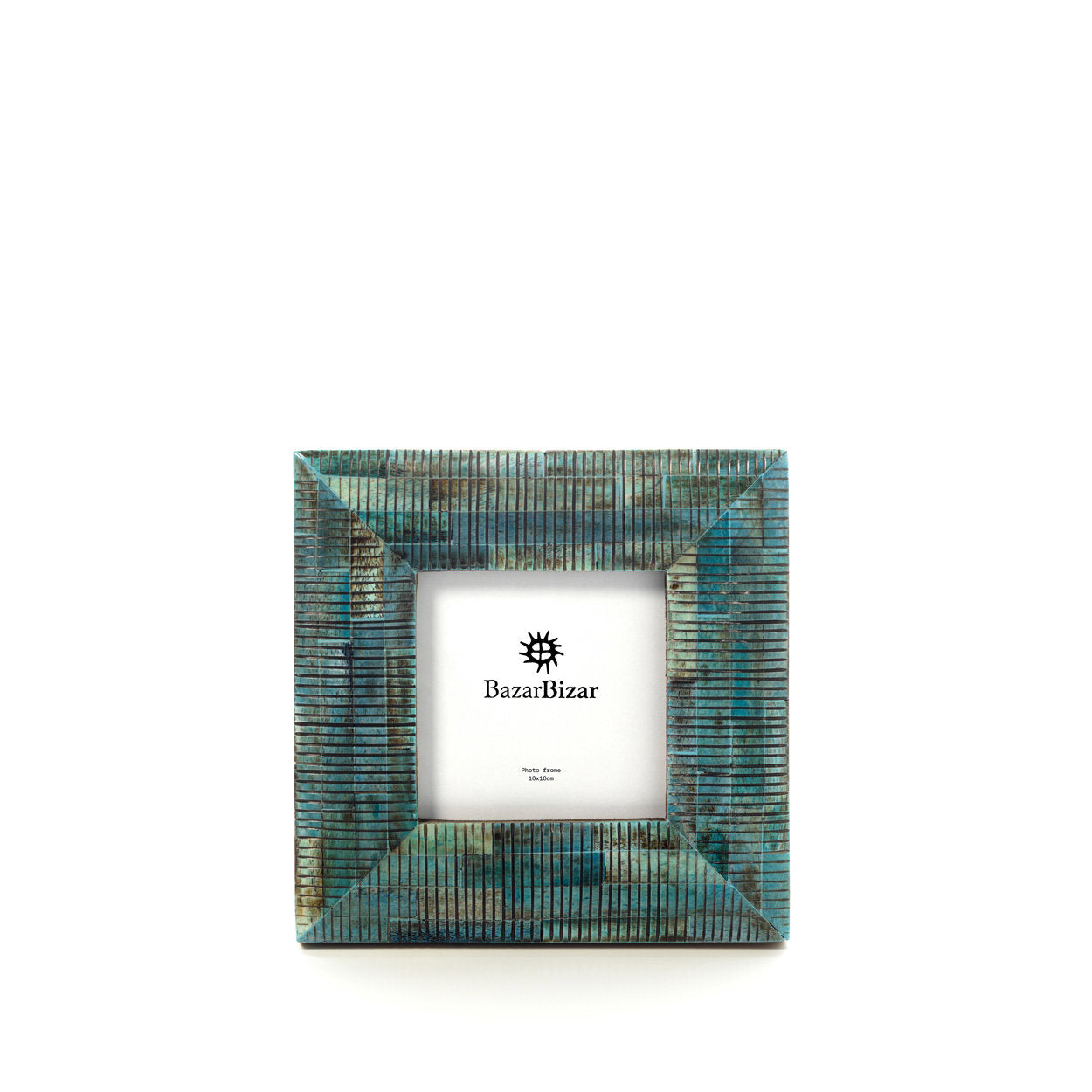 De Ocean Ripple-lijst - Turkoois - 10x10