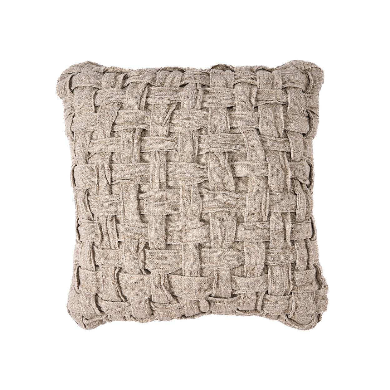 Linnen Crosier Kussensloop - Naturel 50x50