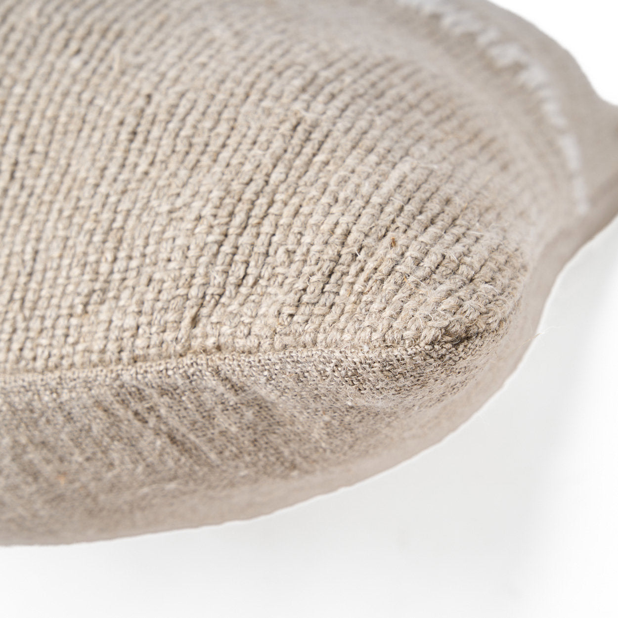 Linnen Stitch Kussensloop - Naturel Wit 50x50