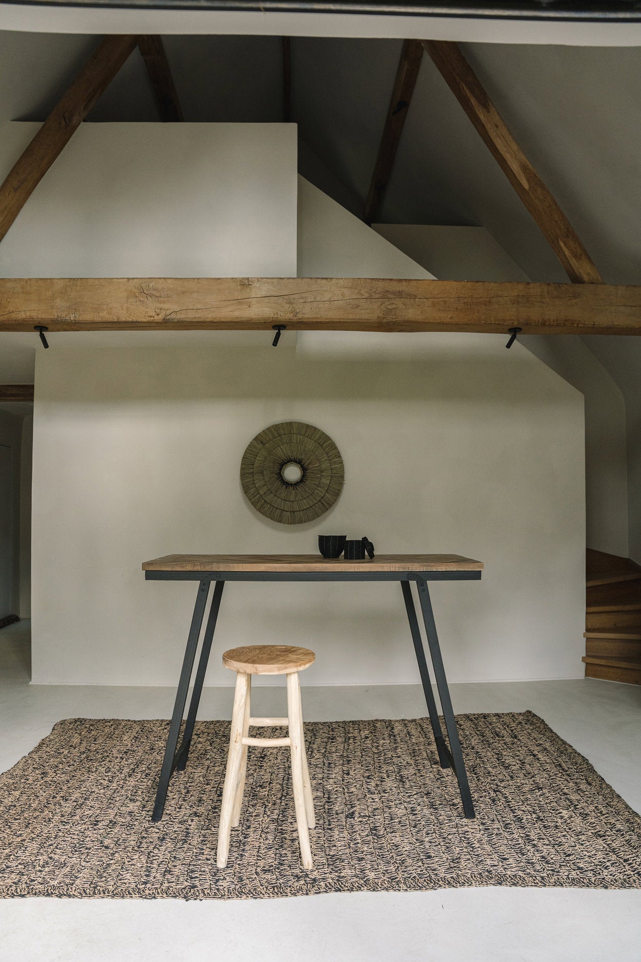 Le tabouret de bar Kedut - Naturel