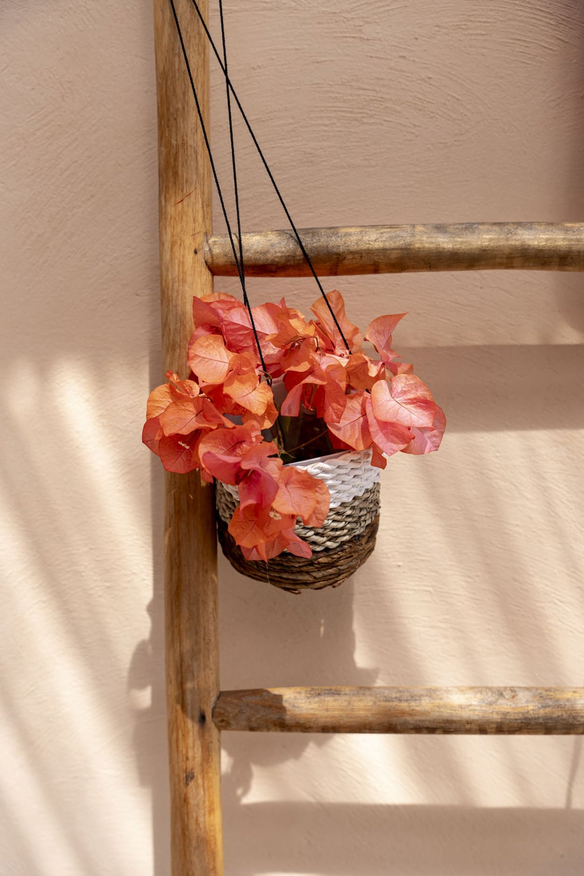 De bananenplantenhanger - natuurlijk wit - S