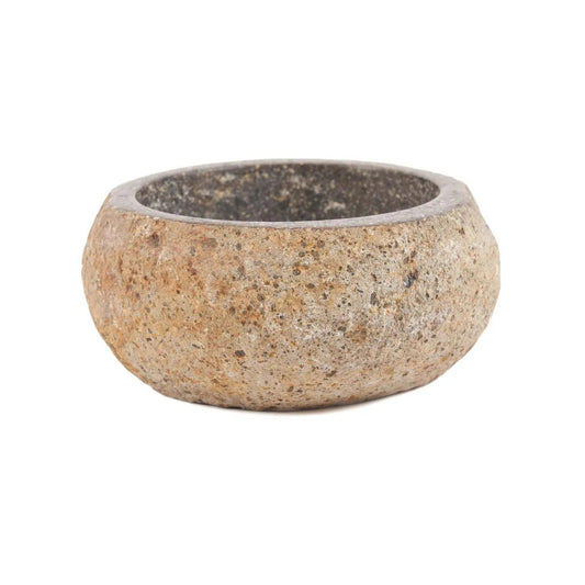 The river stone bowl - Black - M