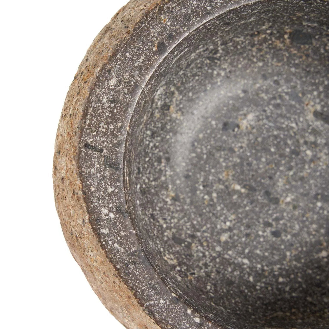 The river stone bowl - Black - M