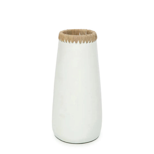 The Cunning Vase - White Natural - L