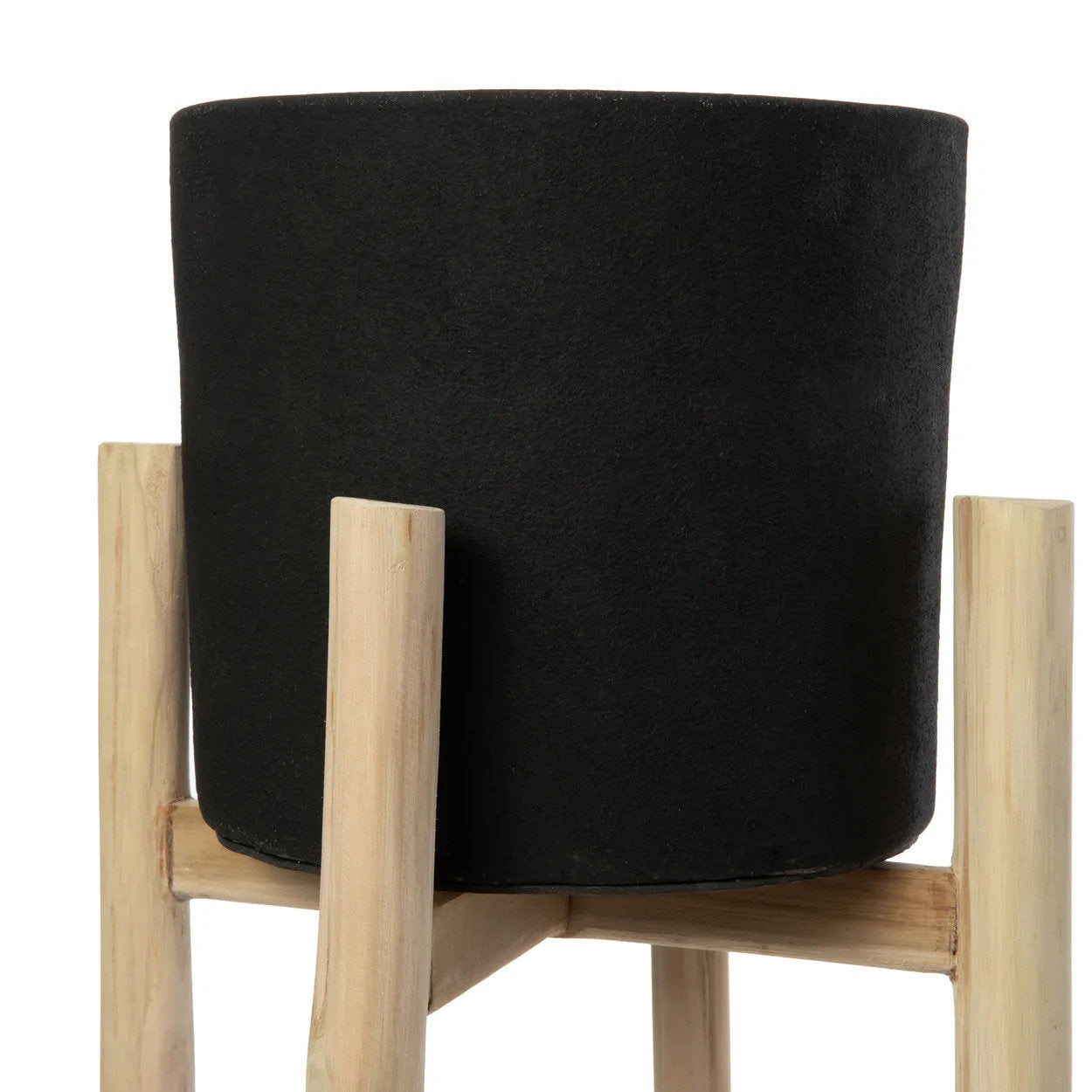 De Houtskool Hoog - Zwart Natuurlijk - L